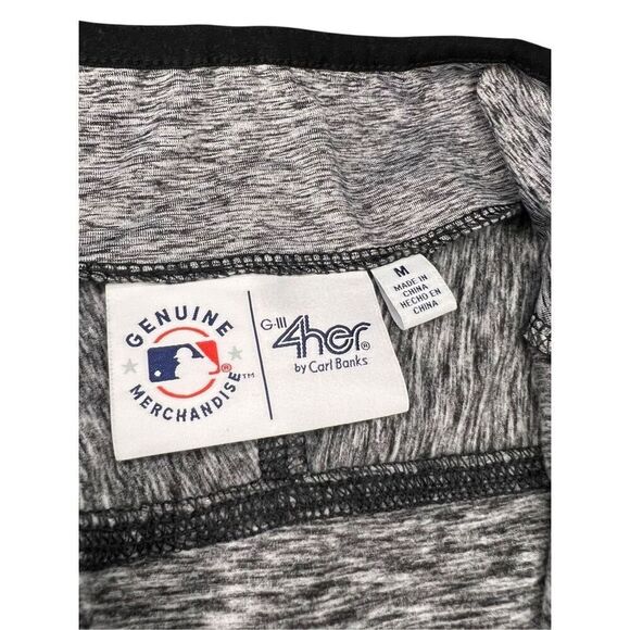 G-III 4her MLB Women’s Medium San Francisco Giants Jacket Full Zip Gray Black - Picture 6 of 7